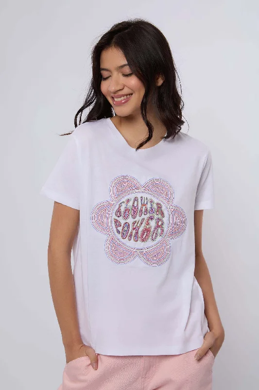 Women Shirt - White Scandinavian