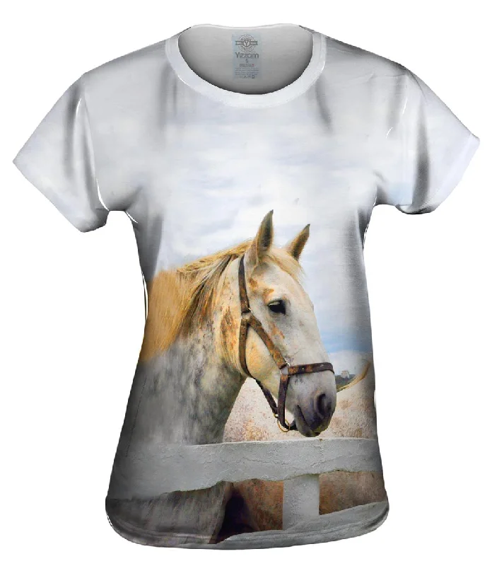 Yellow Mane Horse Stylish Women's Tropical 