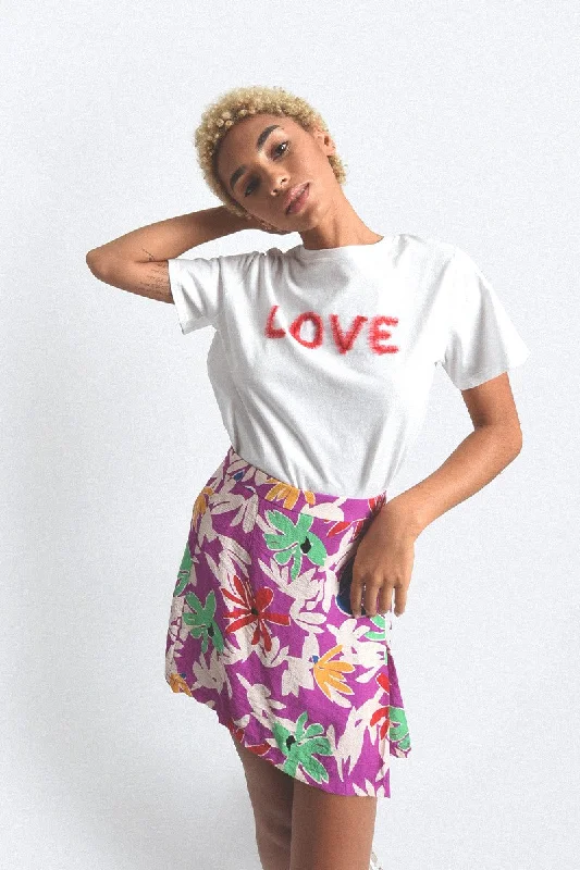 Molly Bracken Heart Love T-shirt Casual Women's Loose - fitting