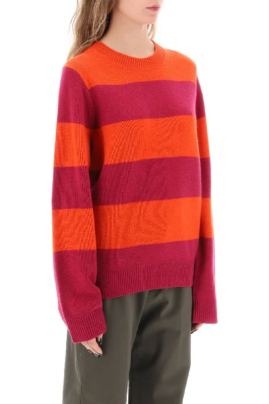 Guest In Residence Striped Cashmere Sweater Cashmere