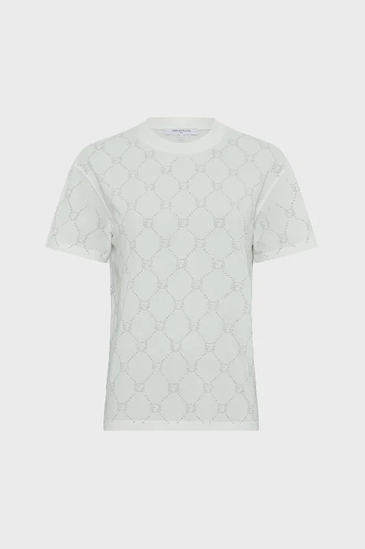 T-shirt Gabrielle Dbt01b257 White Artistic Women's Hand - painted