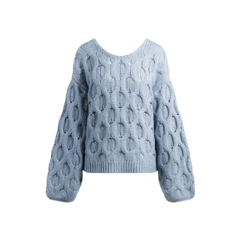 Reversible sweater in an oversize fit Polished Women's Silk