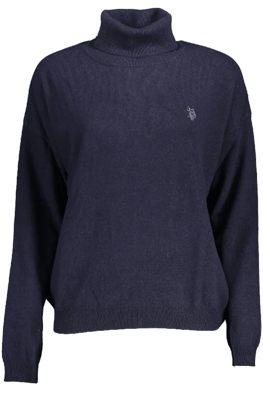 U.S. POLO ASSN. Chic Turtleneck Wool-Blend Women's Sweater Modern Women's 