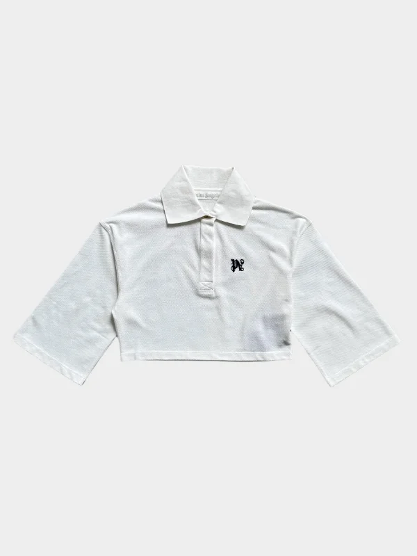 Cropped Polo Feminine Women's Soft 