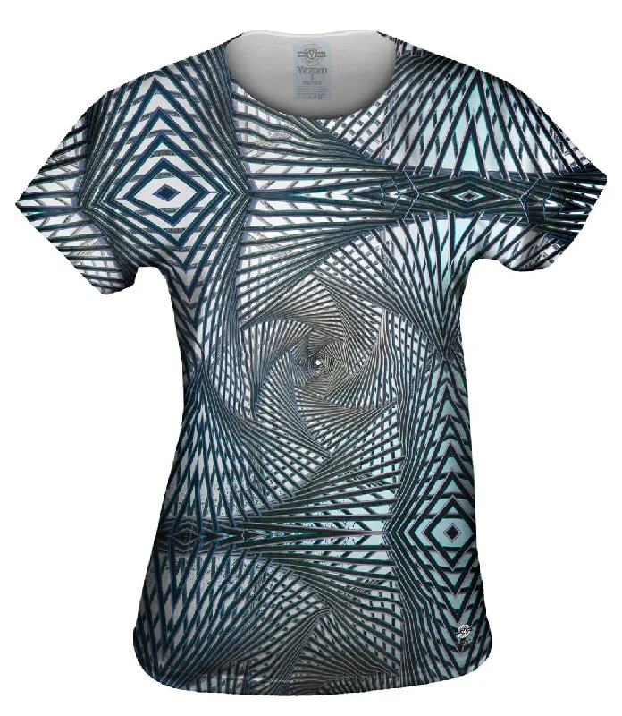 Architecture Synagogue Square Classic Women's Pin - striped