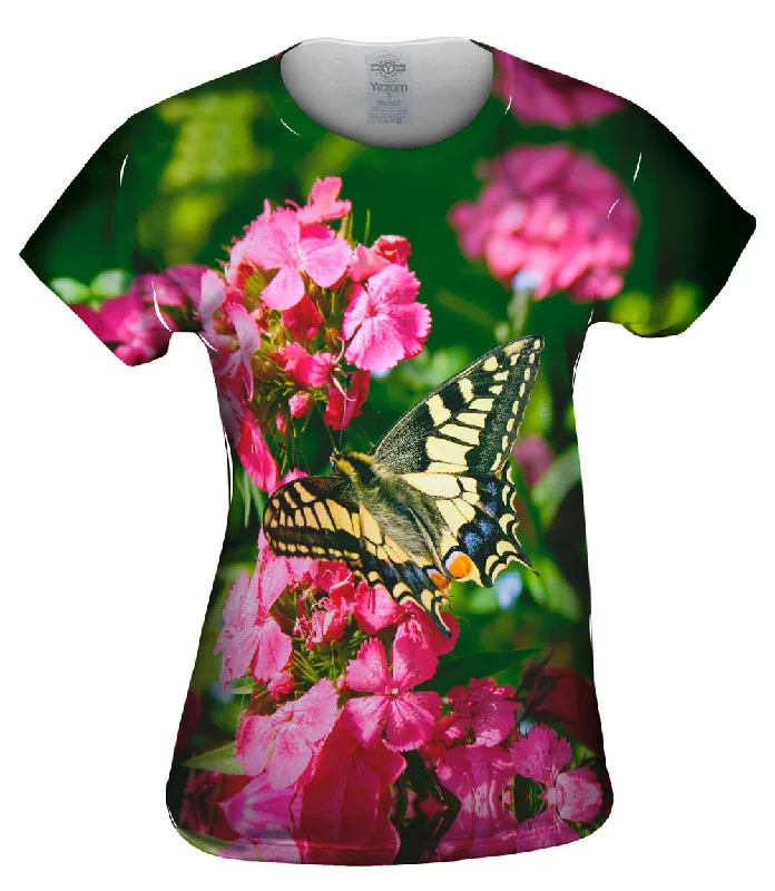 Winged Swallowtail Butterfly Relaxed Women's Beachy