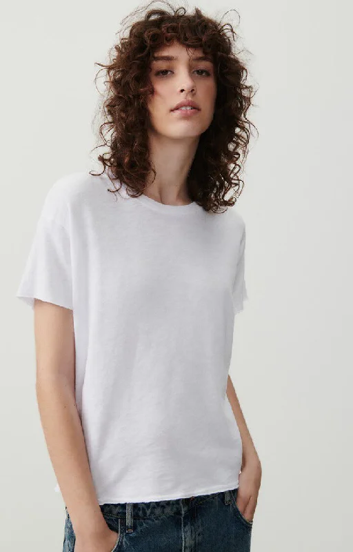 Tshirt Son02fg Blanc Athletic Women's High - 