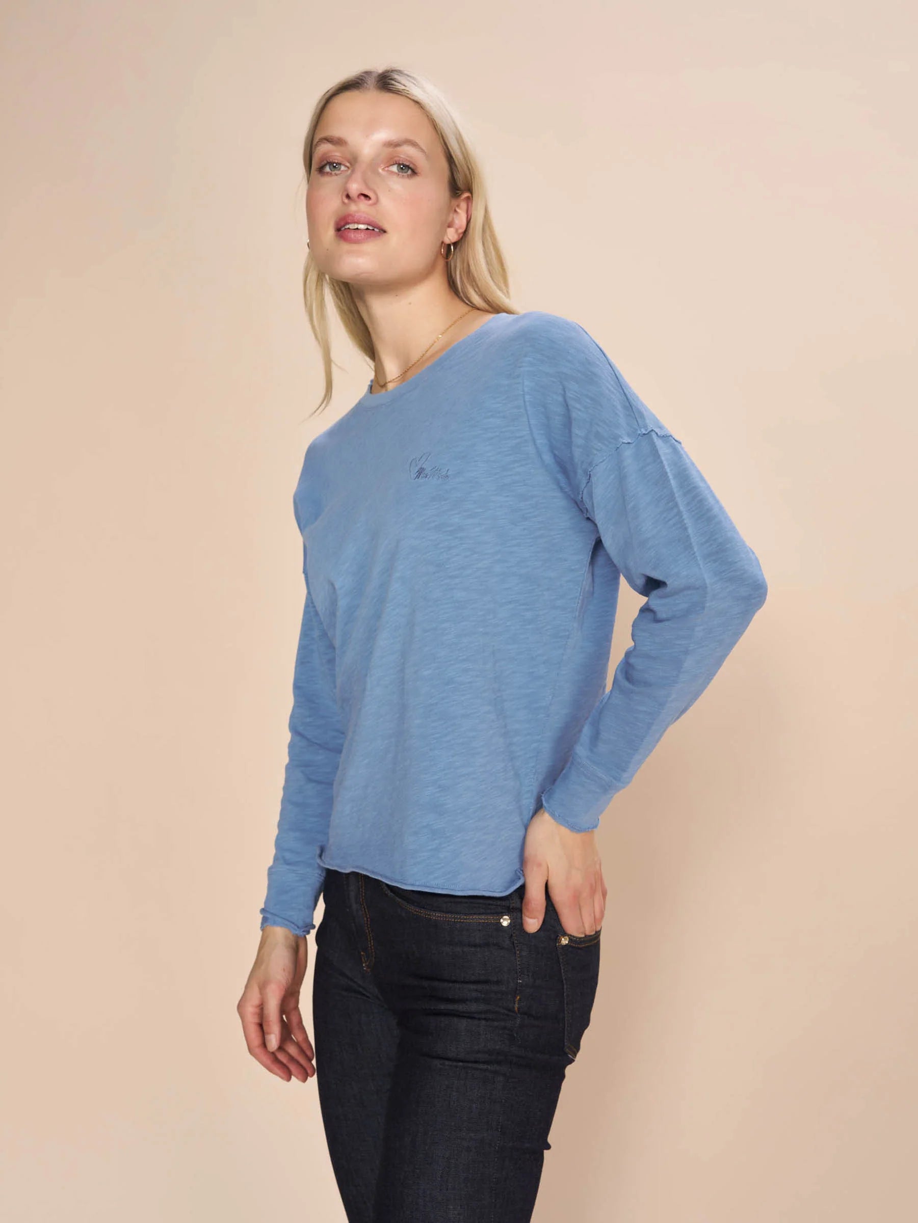 Mos Mosh Quiet Harbour Glory O-LS Tee Streetwear Style for 