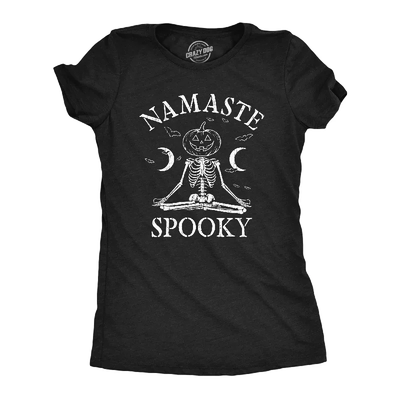 Namaste Spooky Women's T Shirt Dynamic Women's Moto