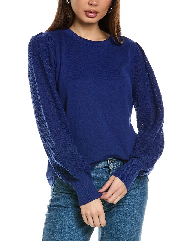 Jones New York Stitch Sleeve Sweater Artistic Women's Avant - 