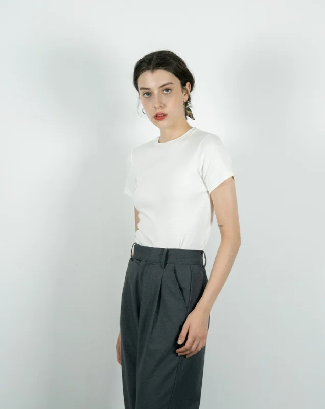 Basic Crew Neck Short Sleeve Tee Country