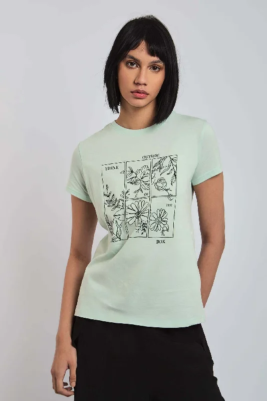Women Shirt - Mint Green Feminine Women's Style 