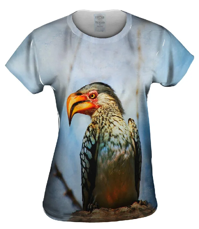Yellow Billed Hornbill Unique Women's Upcycled