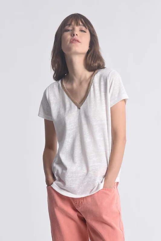 Molly Bracken White T shirt Earthy Women's Hemp - based