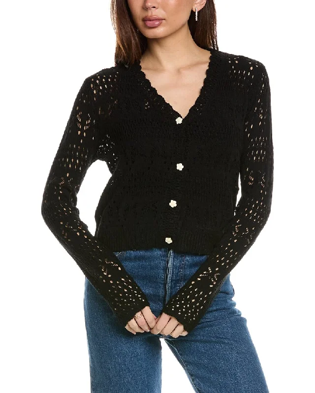 ANNA KAY Gemma Cashmere-Blend Cardigan Preppy Women's College