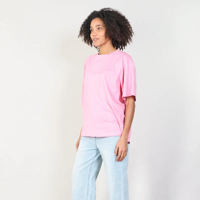 Casual oversized vintage wash t-shirt wholesale Cool Women's Skate