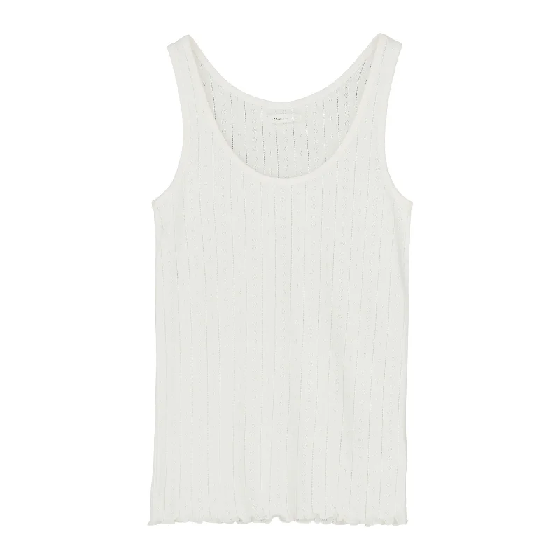Edie Top, Off White Athletic Women's High - 