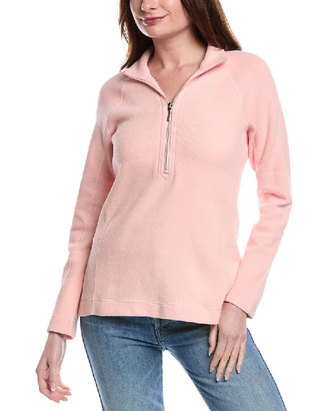 Tommy Bahama New Aruba 1/2-Zip Pullover Tough Women's Military - inspired