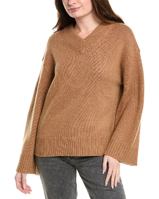 rag & bone Danica V-Neck Wool & Cashmere-Blend Sweater Gym