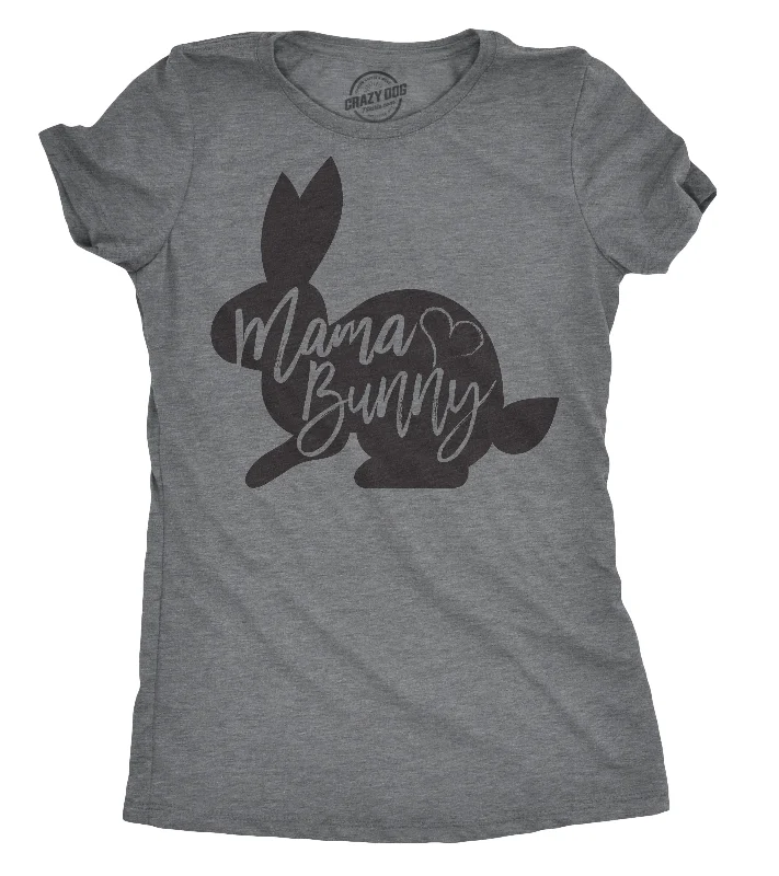 Mama Bunny Women's T Shirt Hip Women's Retro