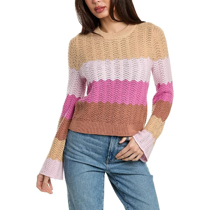 Womens Crochet Acrylic Pullover Sweater European
