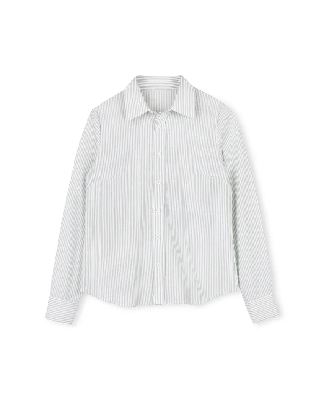 Oxford Stripe Blouse purpose