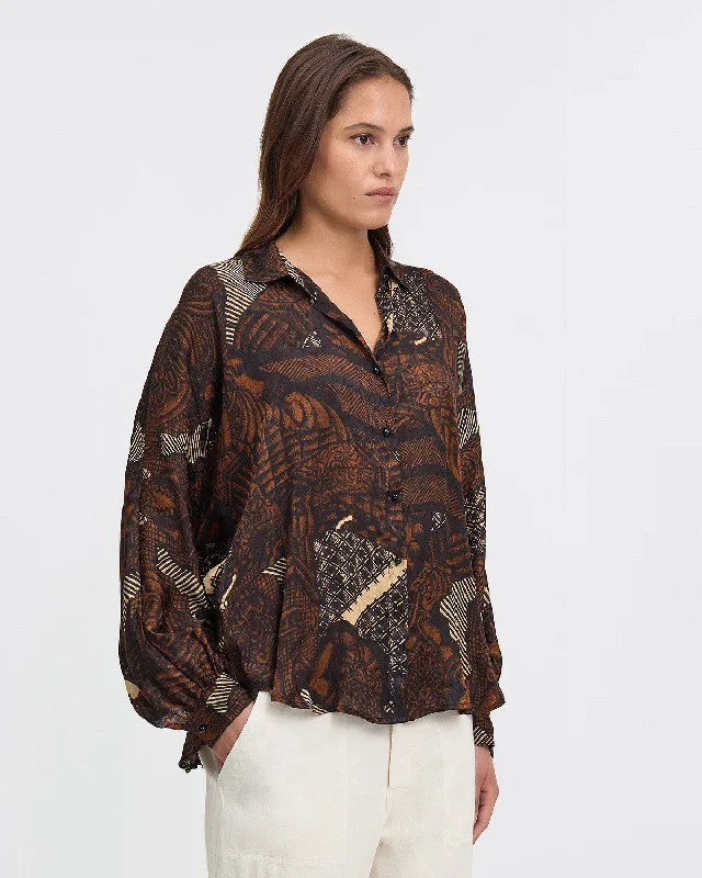 Abyss Shirt - Multi Print Australian Beach