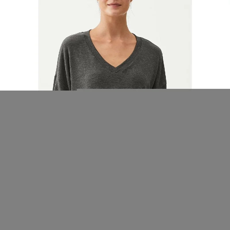 Sam V-Neck Crop Top Minimalist Women's Casual