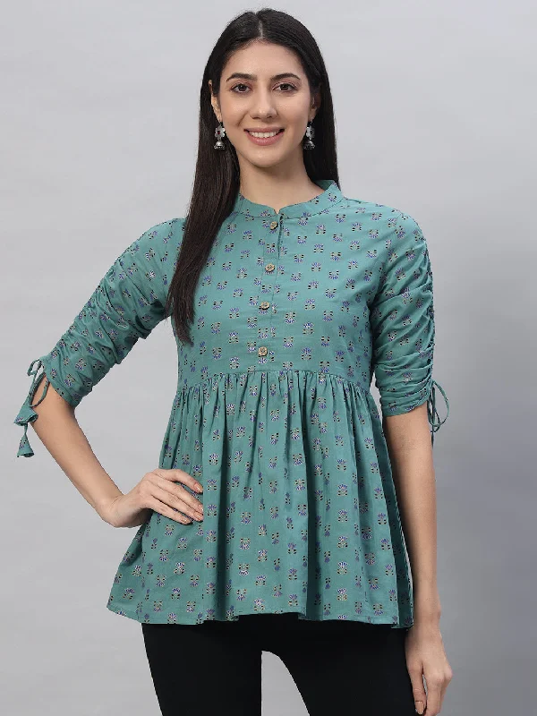 Cotton Printed Regular Top garde