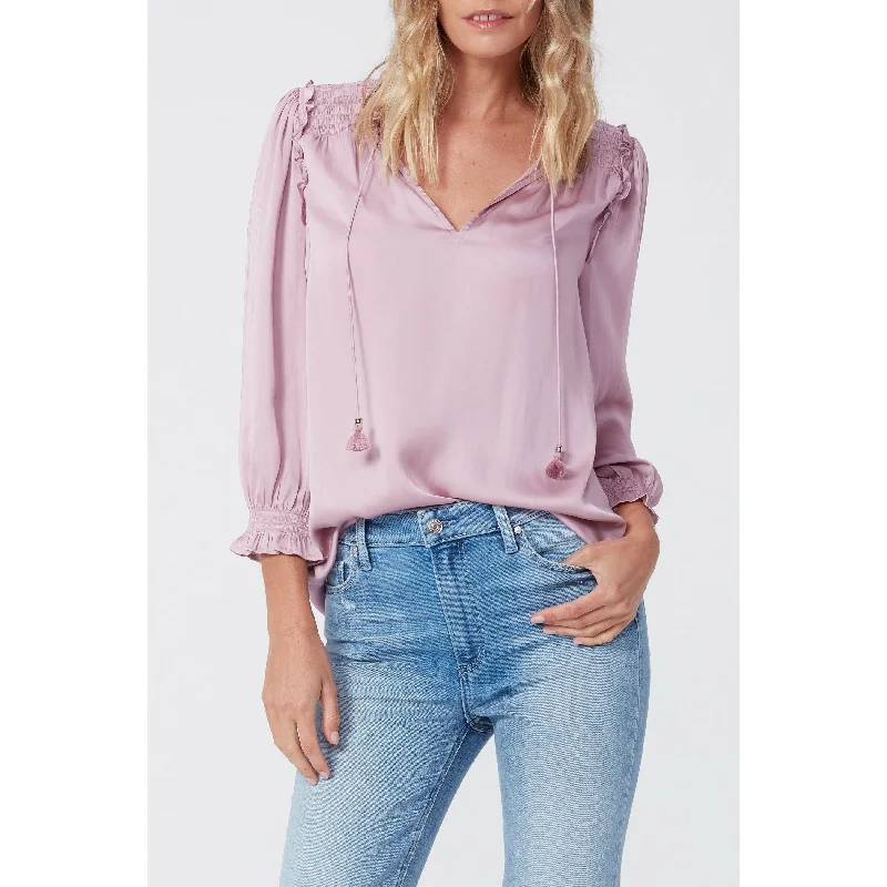 Kaylynn Top Sleek Women's Metallic