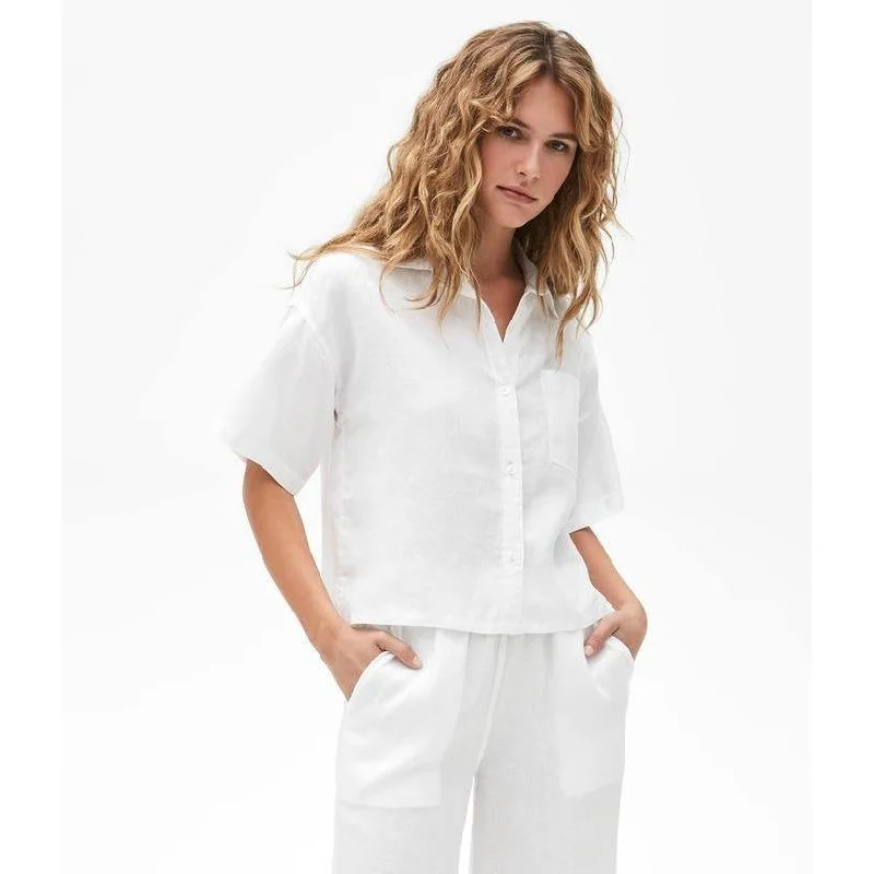 Penny Button Up Top Athletic Women's 