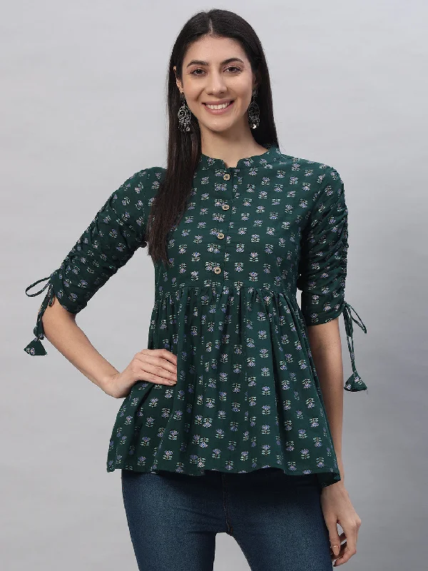 Cotton Printed Regular Top European