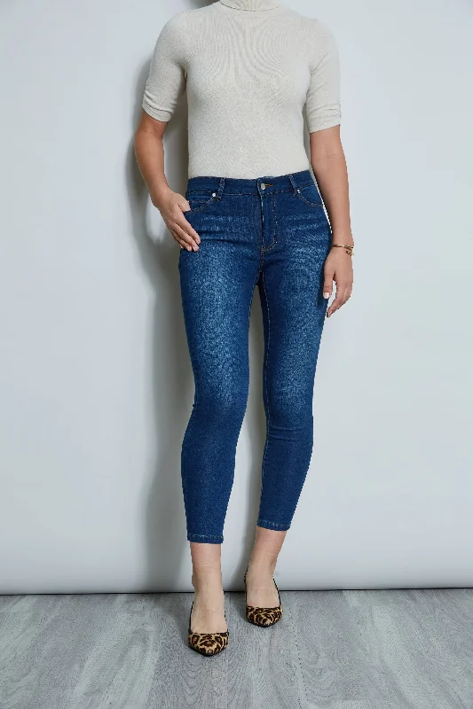Tahari 28" Skinny Denim Jeans Classic Women's Tweed