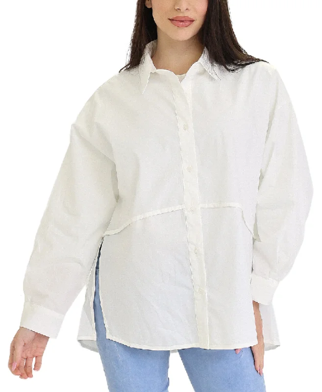 Shirt w/ Seam Detail Earthy Women's Hemp - based