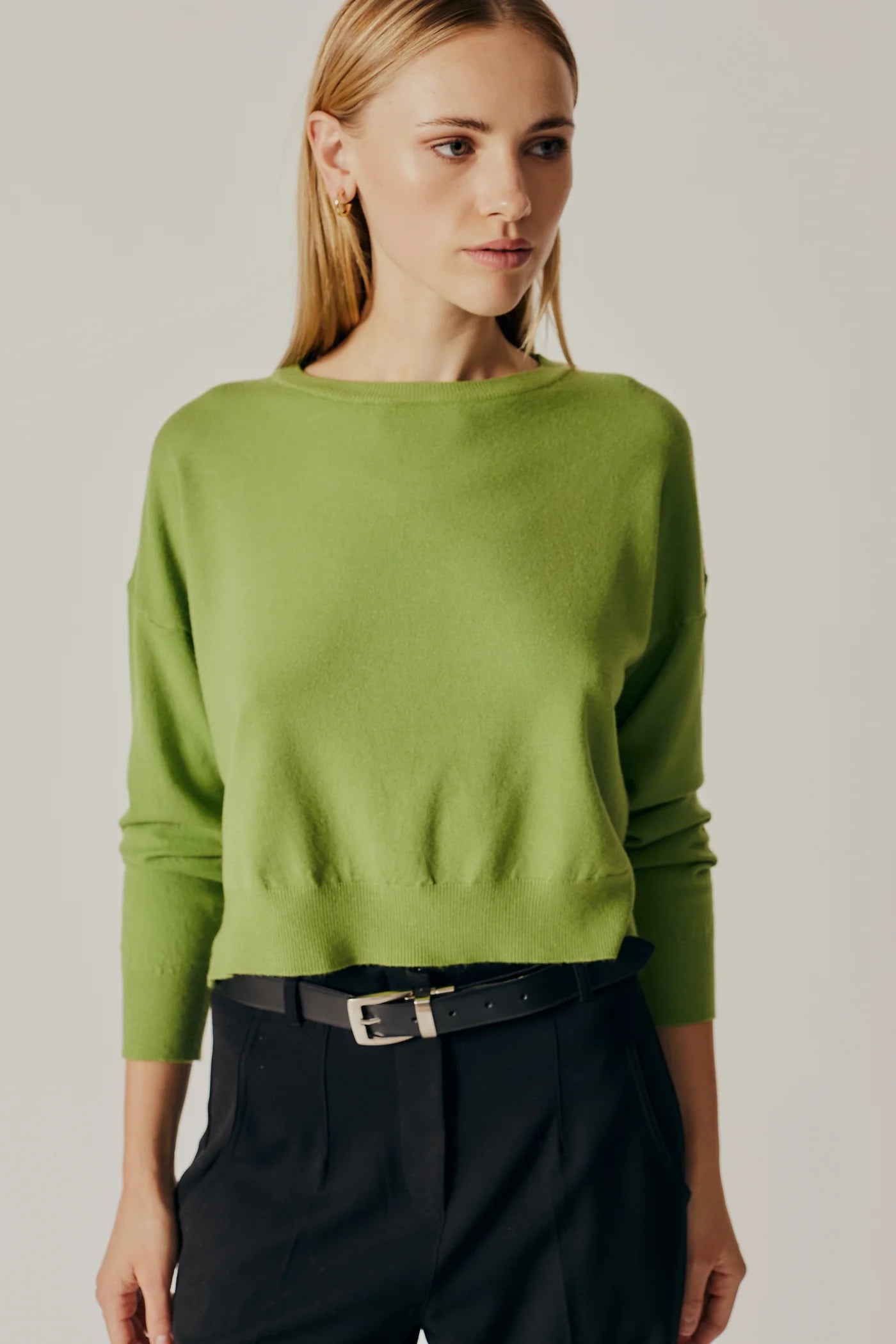 Polly Pullover - Green Bold Women's Animal Print