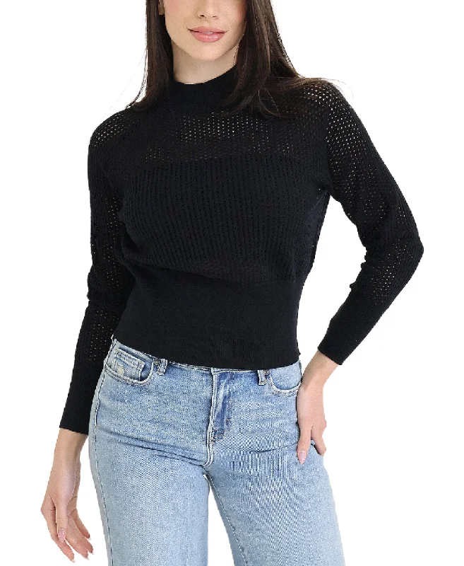 Knit Sweater w/ Holes Modern Women's 
