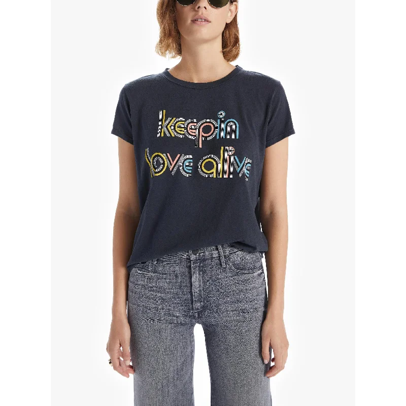 Boxy Goodie Goodie- Keepin' Love Alive Casual Women's Loose - fitting