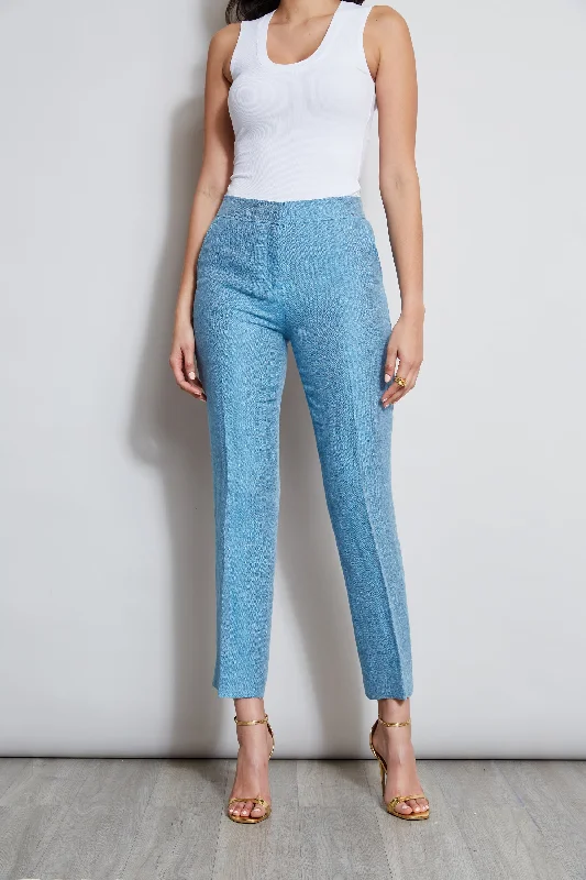 Linen Straight Leg Pant Casual Women's Loose - fitting