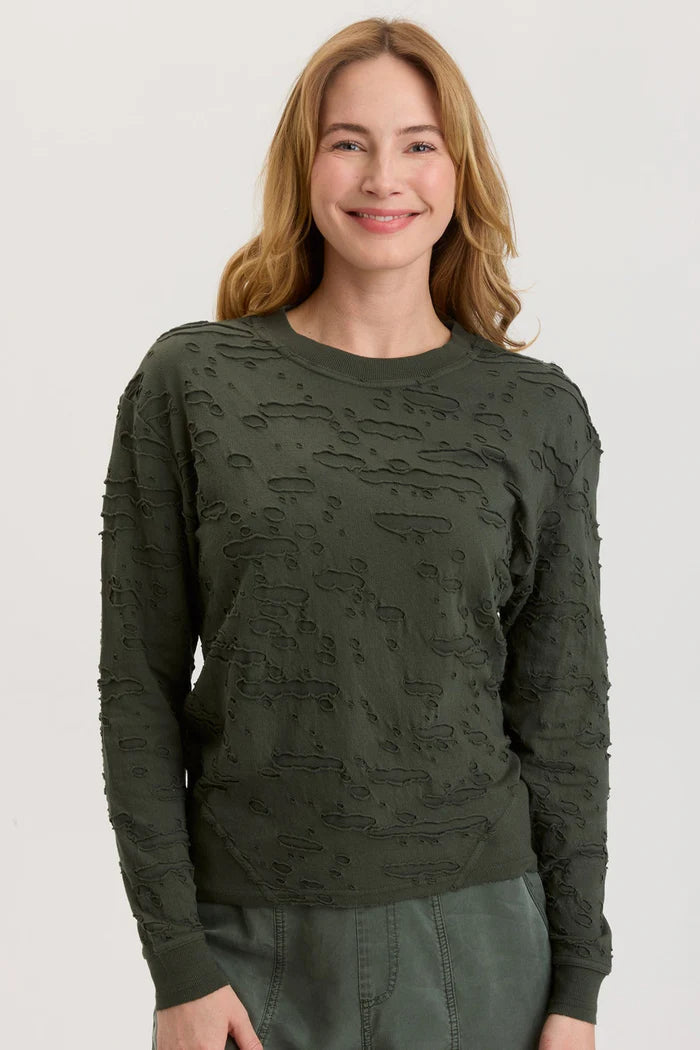 Pugh Long Sleeve Top - Heritage Park Pigment Modern Women's 