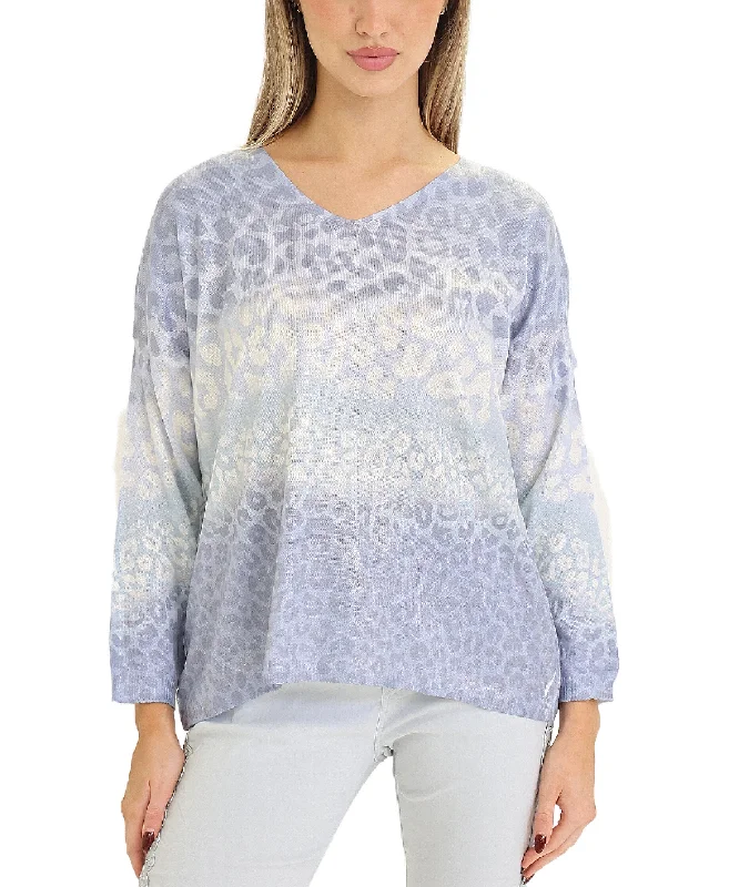 Ombre Leopard Knit Top Cool Women's Skate