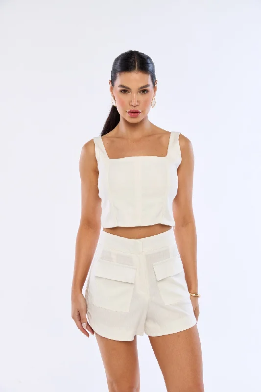 Santorini Top Sophisticated Women's Tailored