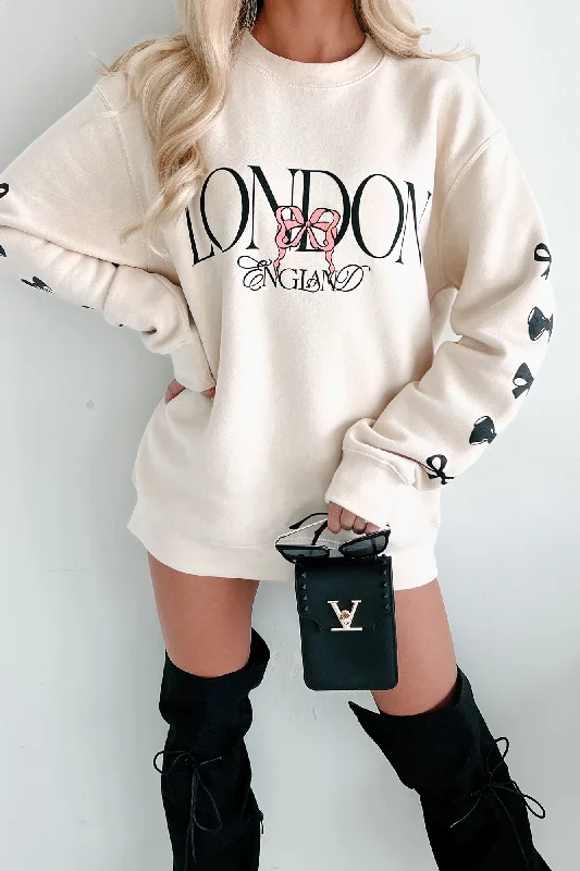 The London Life Graphic Sweatshirt (Ivory) Contemporary 