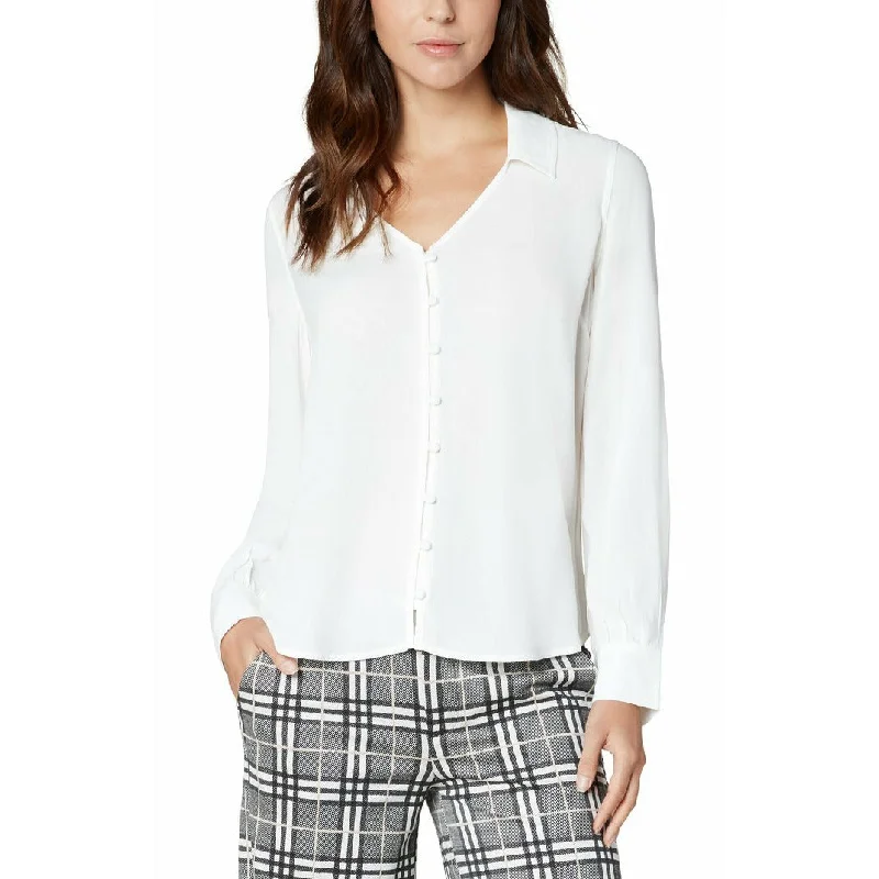 Button Front Blouse Practical Women's Multi - 