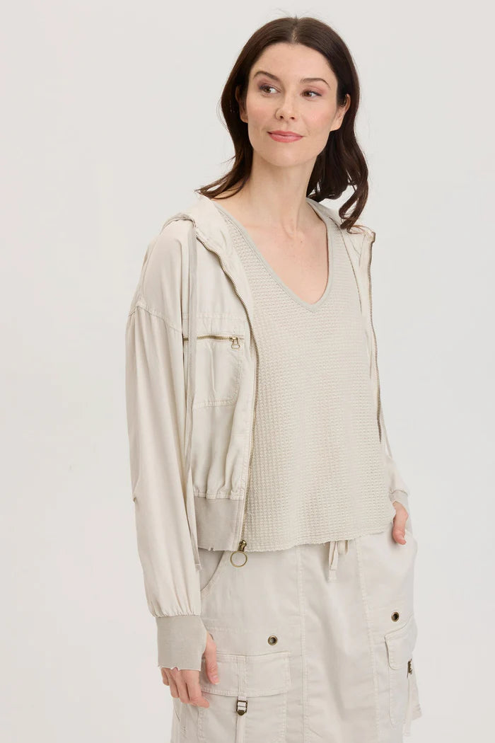 Karney Distressed Bomber - Klondike Pigment Casual Women's Japanese 
