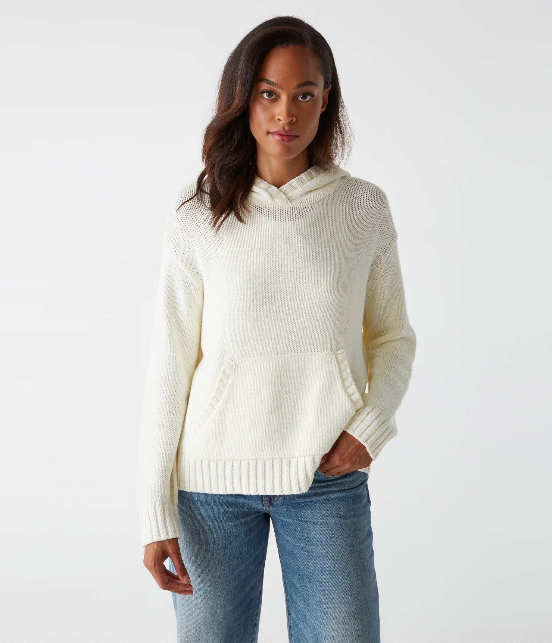 Jess Hoodie - Chalk British Gentlewoman Style