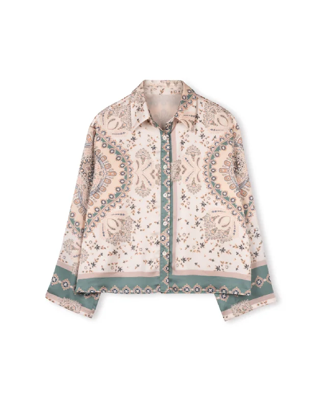 Ajor Chiffon Button Down Blouse Cool Women's Distressed