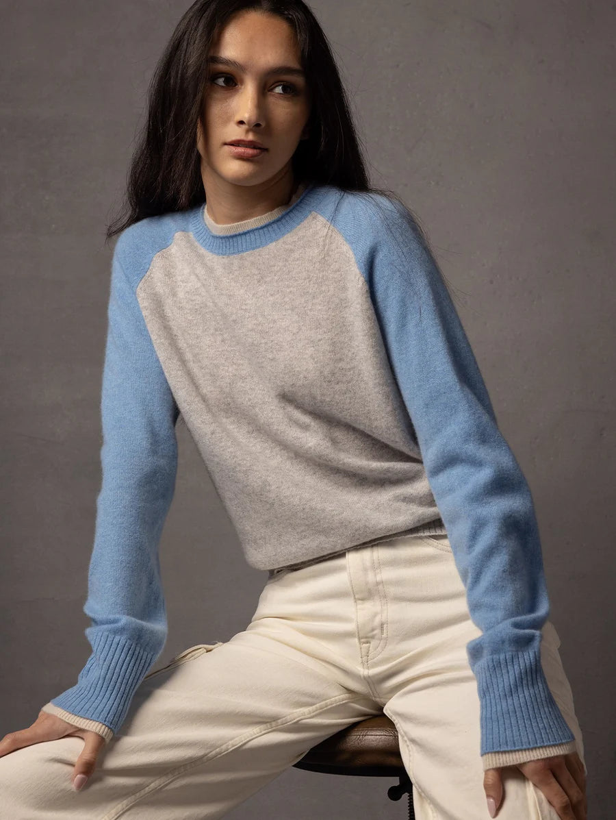 Proctor Sweater - Azure Earthy Women's Hemp - based