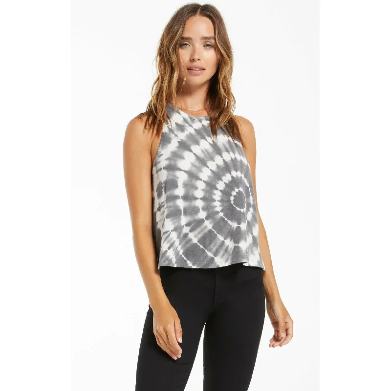 Astra Spiral Tie-Dye Tank Edgy Women's Punk