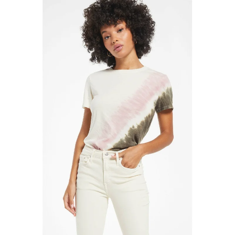 Easy Stripe Tie-Dye Tee Relaxed Women's 