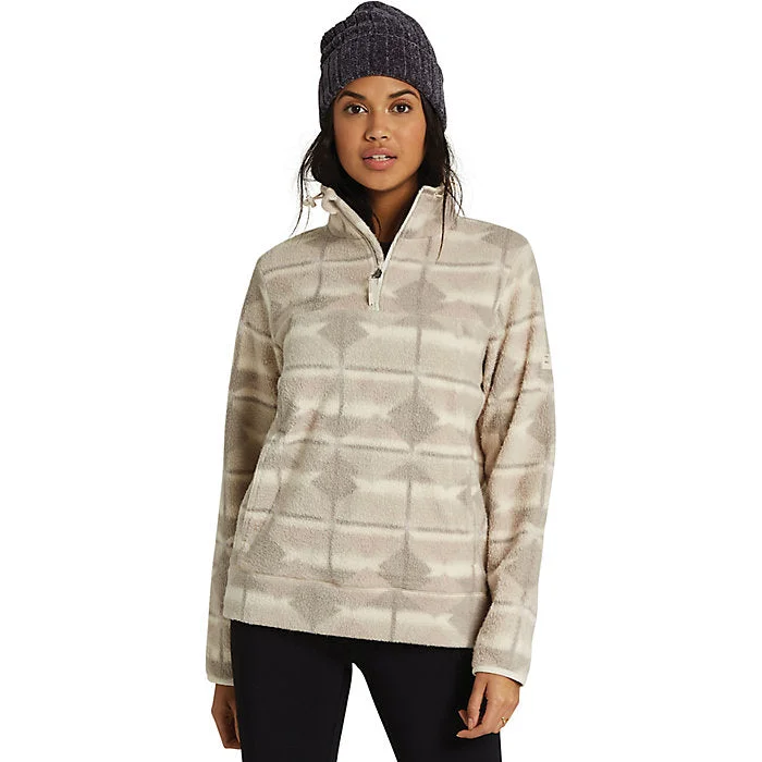 Billabong Boundary Mock Neck Fleece Jacket Artistic Women's Hand - painted